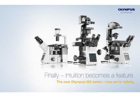 Новая линейка инвертированных микроскопов IX3 от Olympus